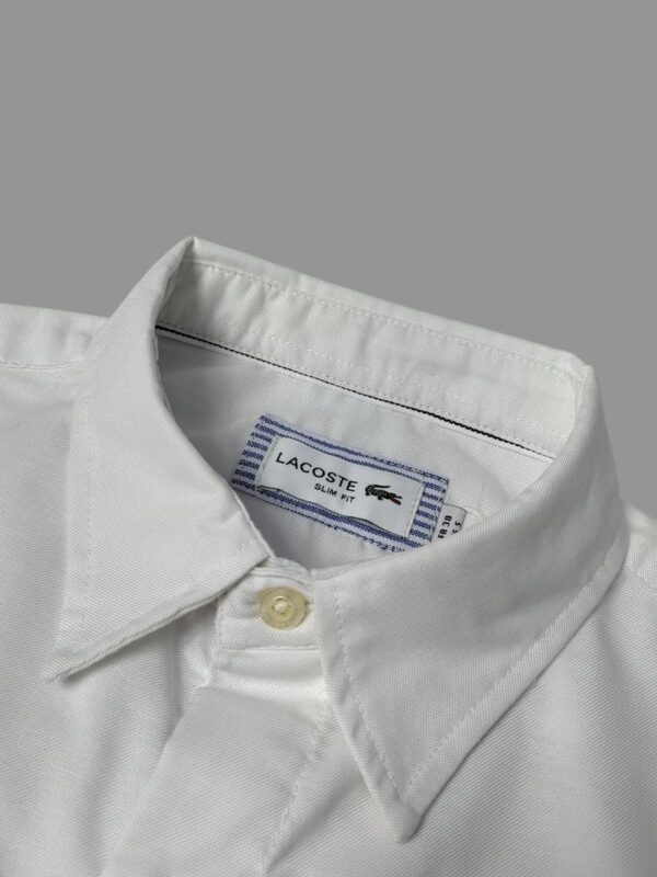 Lacoste Cotton White Designer Shirt