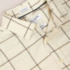 Cotton Twill Windowpane Shirt - Image 6