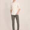 Cotton Twill Windowpane Shirt - Image 5
