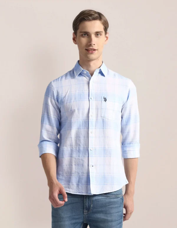 Tailored Fit Tartan Check Shirt