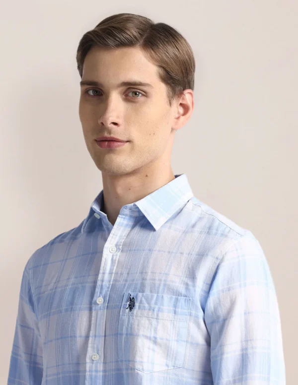 Tailored Fit Tartan Check Shirt - Image 2